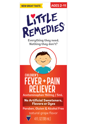 Little Remedies Fever And Reliever Dosage Chart